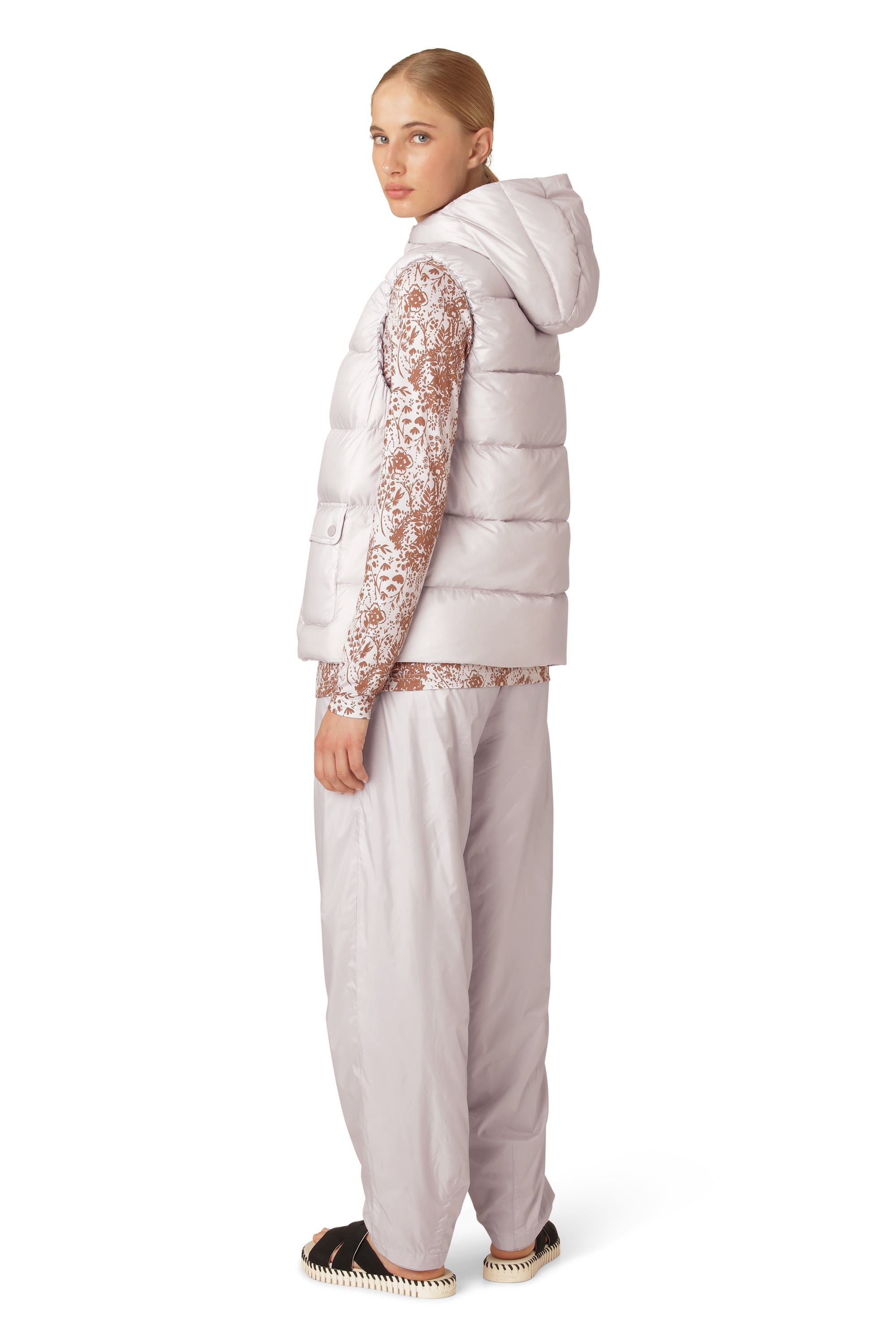 Ilse Jacobsen Hornbæk Outerwear Daunenweste Puffer vest 549 Concrete